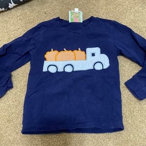 3t Cecil and Lou pumpkin truck shirt